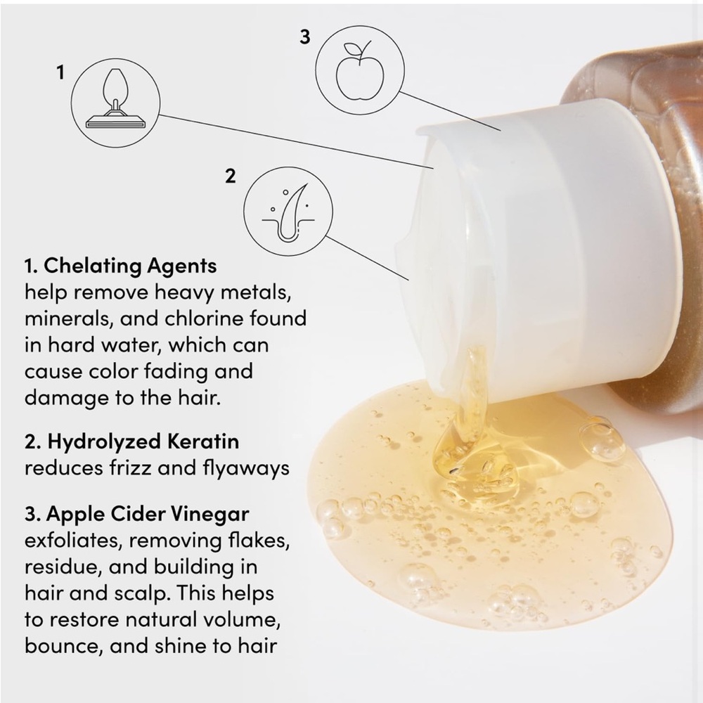 OUAI Gold Detox Shampoo for Hair - Picture 3 of 6